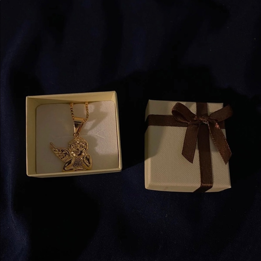 Gold Angel Necklace